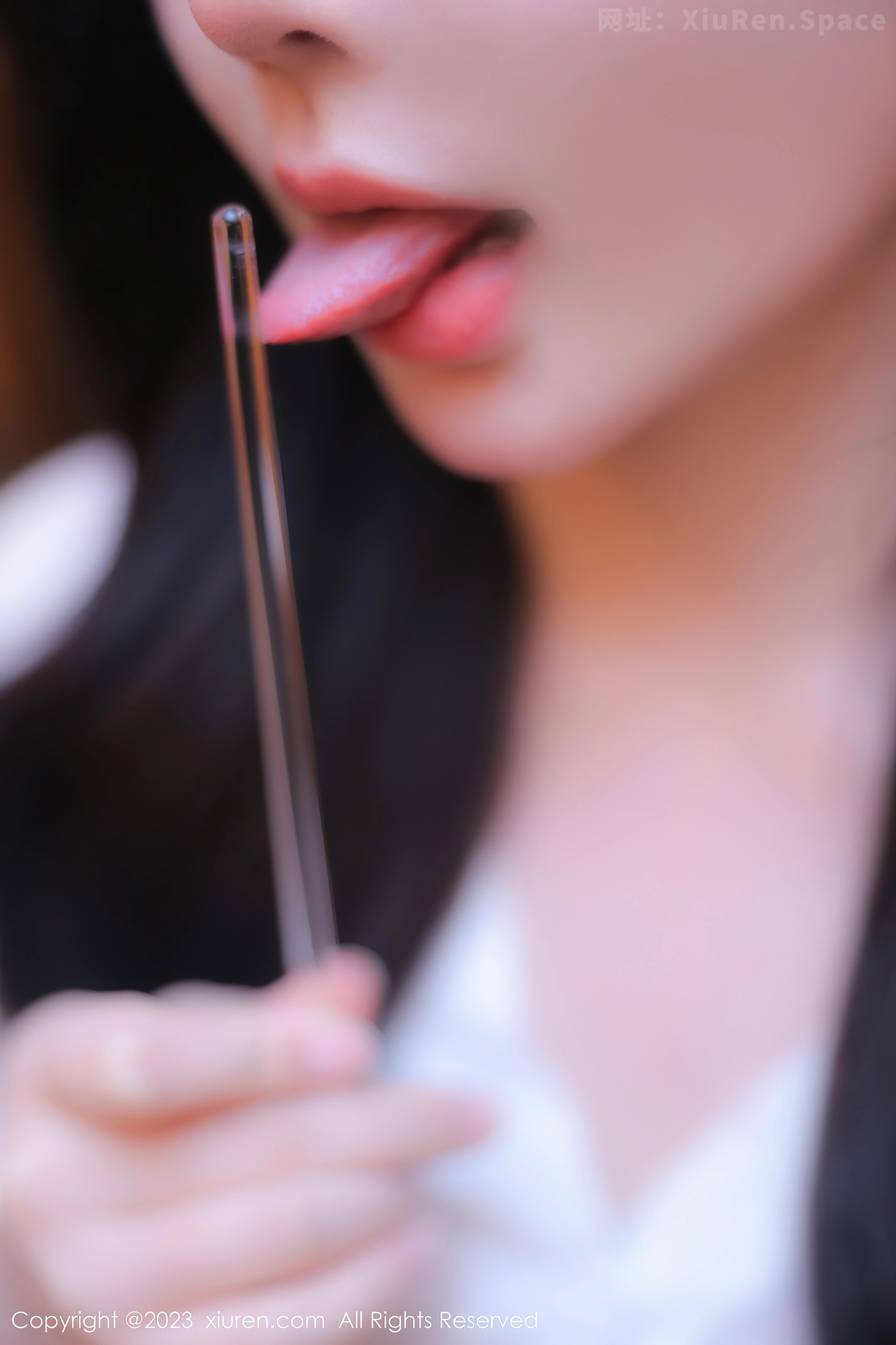 图片[4]-[XiuRen秀人网]2023.03.03 VOL.6357 林珊珊 白色透视衬衫与黑色蕾丝情趣内衣加肉丝美腿性感私房写真集-秀人网官方网站